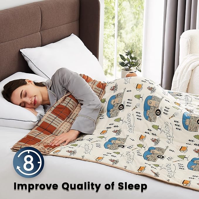 CuteKing Weighted Blanket for Adults Heavy Blanket for 180-190lbs, Weighted - Image 2