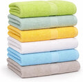 Small and Lightweight Cotton Towels Assorted Pastel Mix 24 x 40 inches Towels by GrokoTextiles