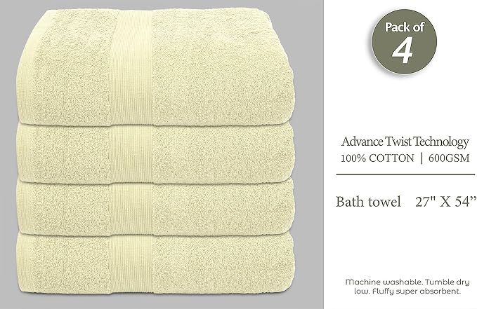 Softolle Luxury Bath Towels Set of 4 | Towels - Image 9