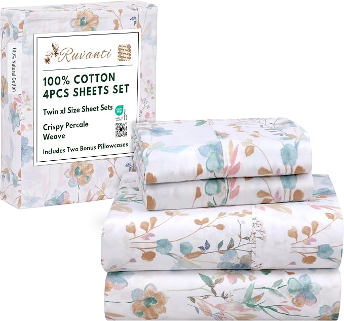 RUVANTI 4 Pcs Cotton Sheets - Image 8
