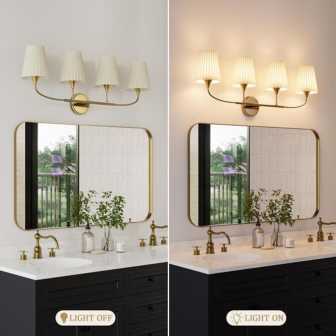 4-Light Bathroom Light Fixtures, Modern Light Fixtures - Image 8