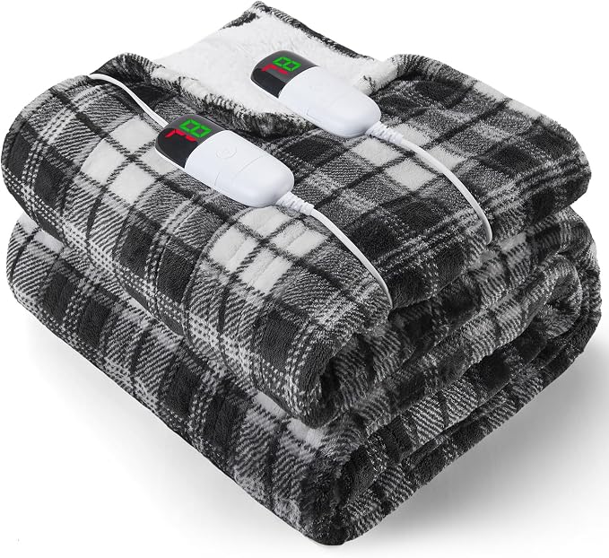 OCTROT Heated Electric Blanket Queen Size, 84X90 Heating Blanket Queen - Image 8