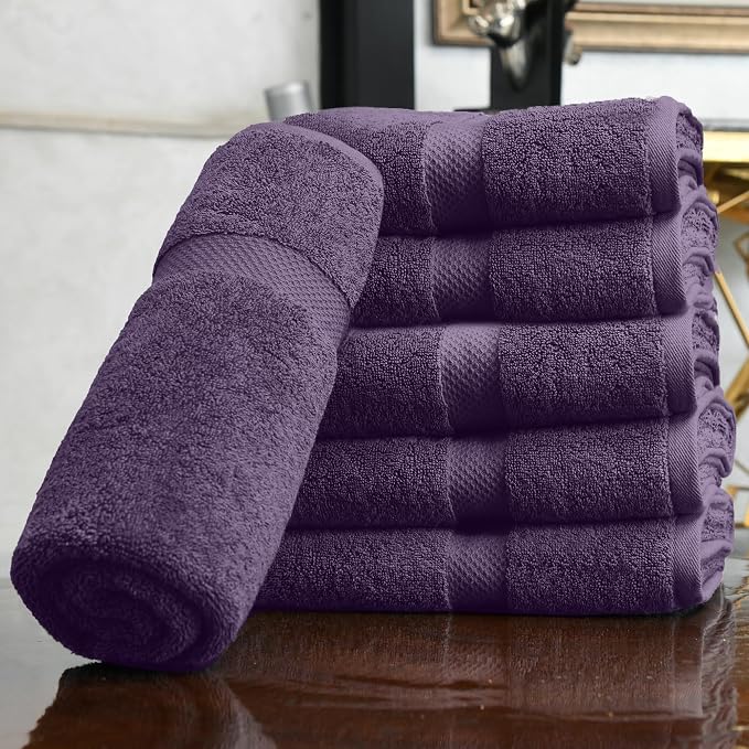 HERCULEAN Premium Bath Towels 24 x 48 Pack of 6 | Quick Dry and Highly - Image 3