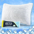 BETU Cooling Pillow King Size, Shredded Memory Foam Pillows by BETU