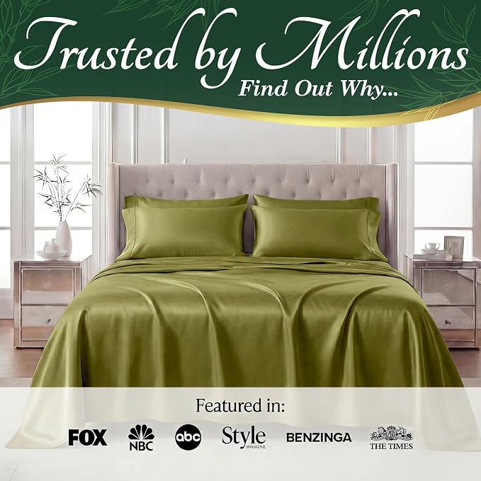 DECOLURE 100% Viscose Derived from Bamboo Sheets King Size - Image 5