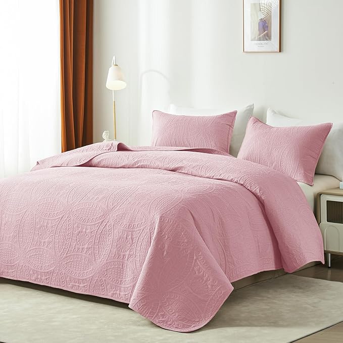 akkialla King/Cal King Quilt Set, Soft Microfiber Coverlet - Image 2