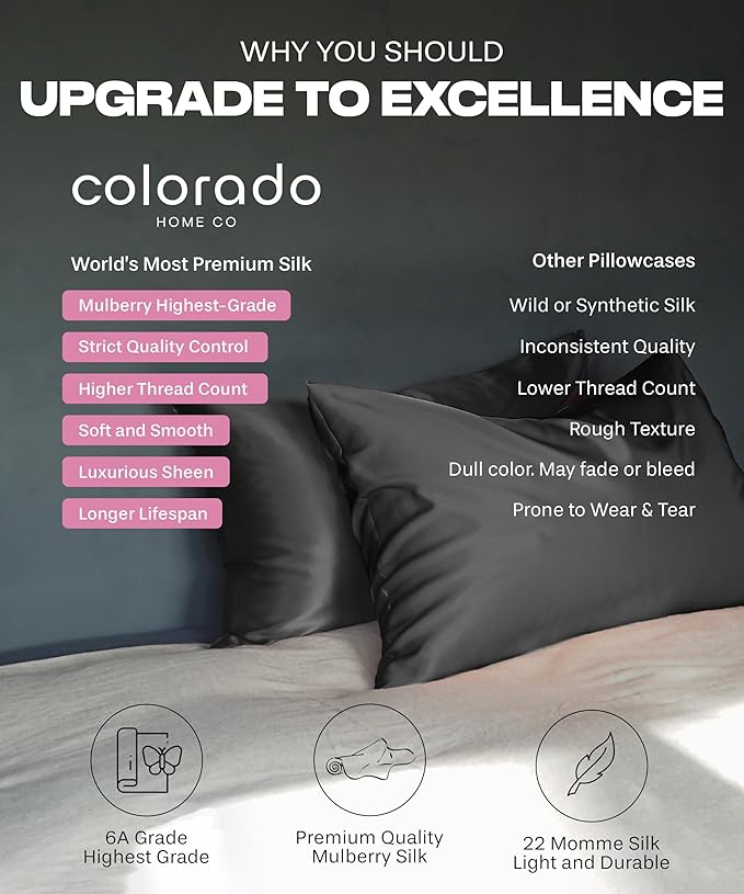 SUNDAYSILKS™ | Silk Pillow Cases | 100% Pure Silk Pillowcase | All Sides 22 - Image 7