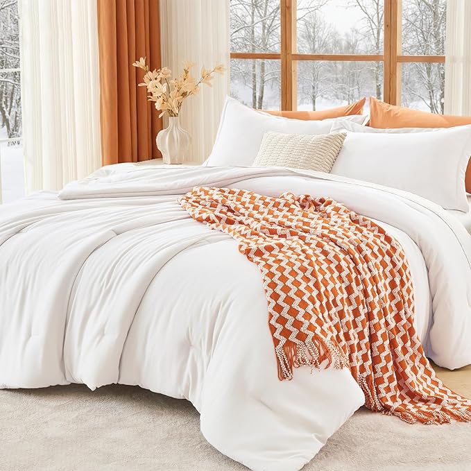 MUXHOMO Full Comforter Sets, All Season Ultra Soft Down Alternative Bedding by MUXHOMO
