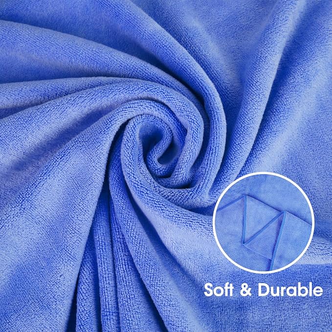 JML Microfiber Bath Towels Set, Fast Drying, 6 Pack - Image 4