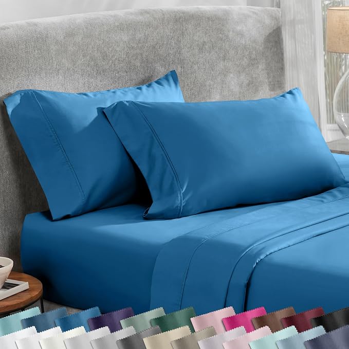 California Design Den Standard/Queen Pillow Cases Set of 2-400 Thread Count by CaliforniaDesignDen