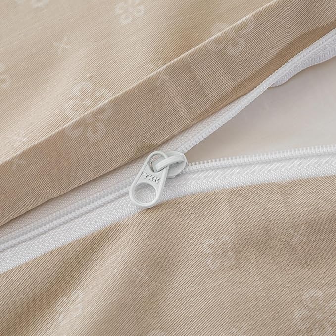 OAITE Duvet Cover Set Queen Size Floral Pattern 500 Thread Count Ultra Soft - Image 7