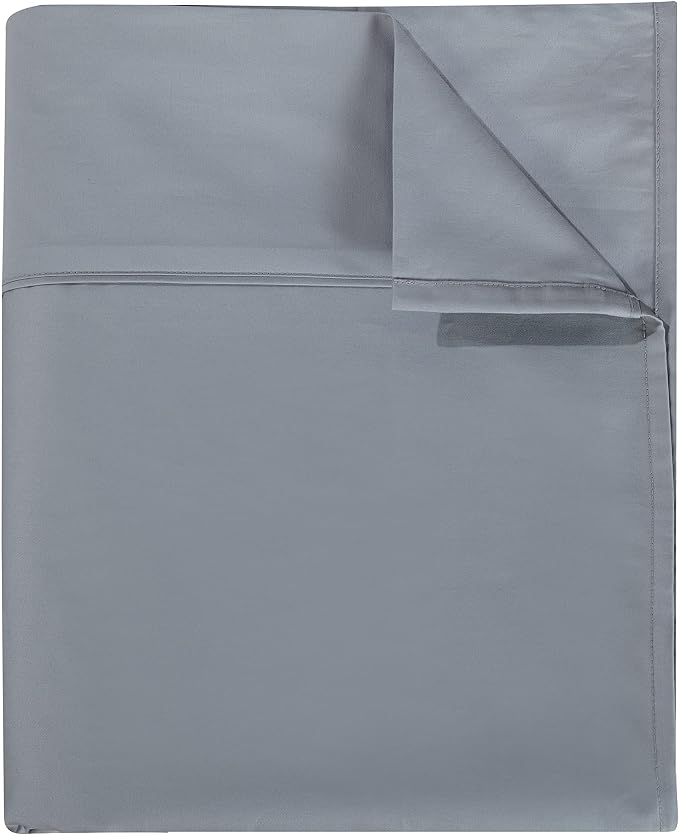 Flat Sheet Only Cal King Size, 400 TC 100% Egyptian Cotton Flat Sheet by ShunjieHome