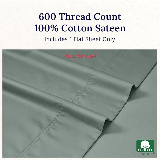 California Design Den King Size Flat Sheet Only - Image 5