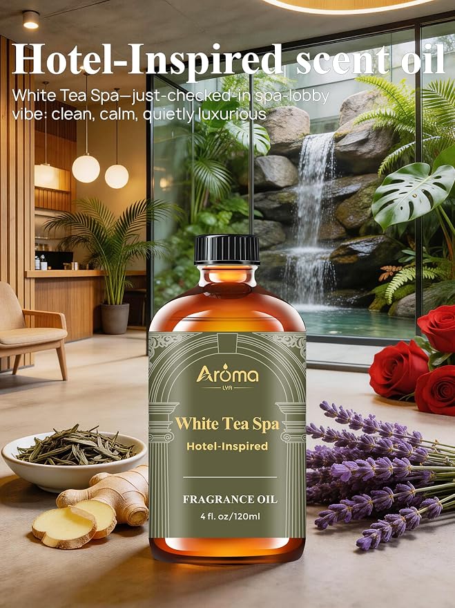 White Tea Spa — A Hotel-Inspired Diffuser Oil, Hotel Diffuser Oil - Image 2
