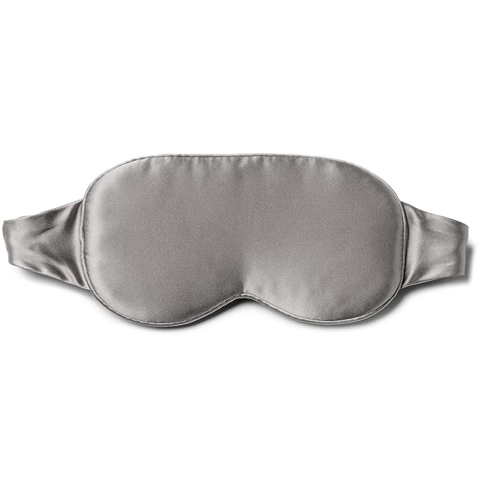 Fishers Finery 25 Momme 100% Organic Mulberry Silk Adjustable 3D Sleep Eye Mask - Image 2