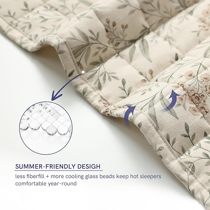 YnM 10lbs Weighted Blanket for Adults, Linen Heavy Bed Throw Blanket - Image 5