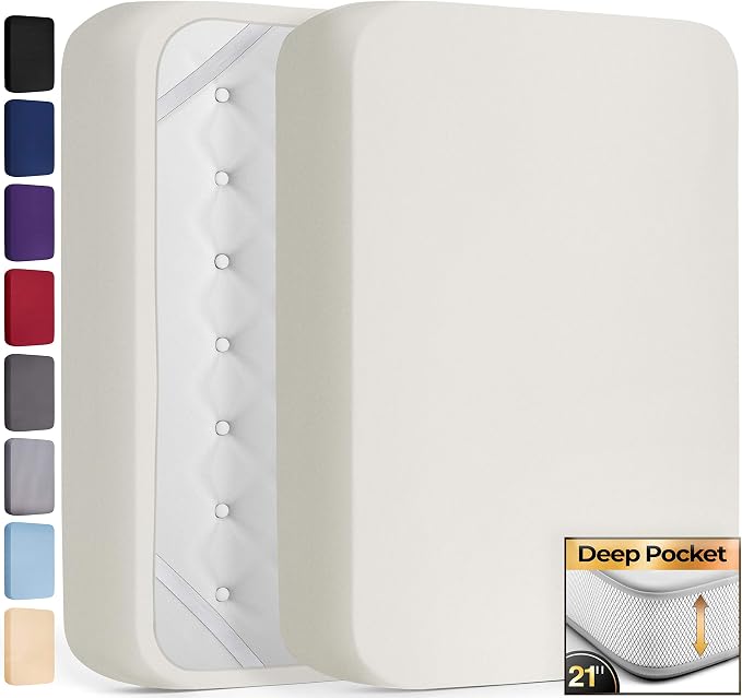 DREAMCARE Twin XL Fitted Sheet - Image 4