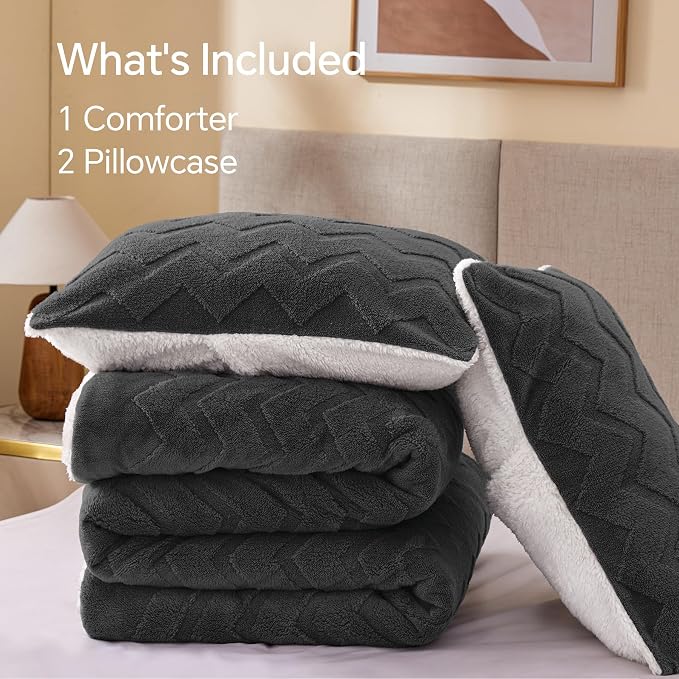 BEDELITE Fluffy Twin Comforter Set - Image 8
