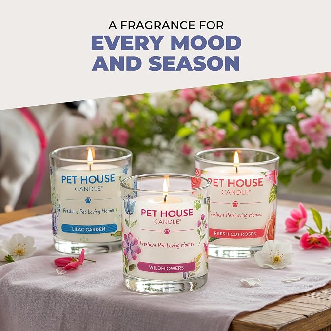 Pet House Candles Plant Based Cookie Scented Candle Clean Burning, Long Lasting - Image 5