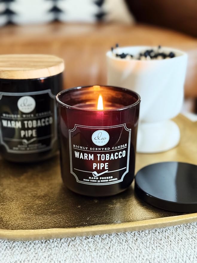 DW Home Warm Tobacco Pipe Scented Candle - Image 9