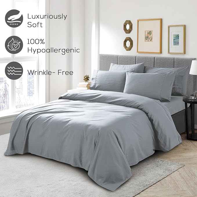 Mueller Luxury 6 Piece Queen Sheet Set - Image 5