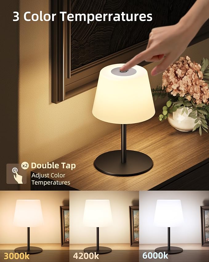 EZVALO Spa-Like Shower Lamp – IP65 Waterproof Bathroom Lamp, Rechargeable - Image 6