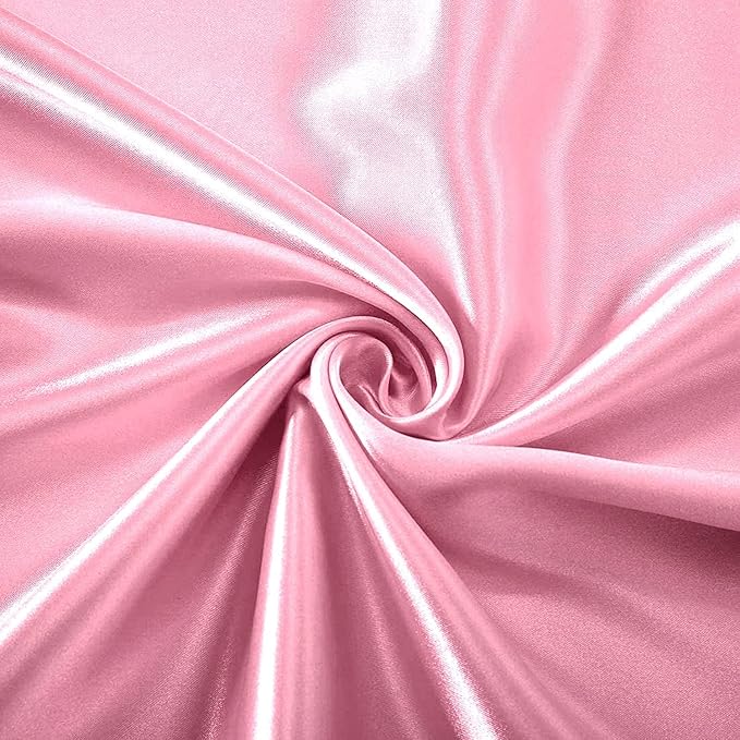 Homiest Pink Satin Twin Sheet - Image 3