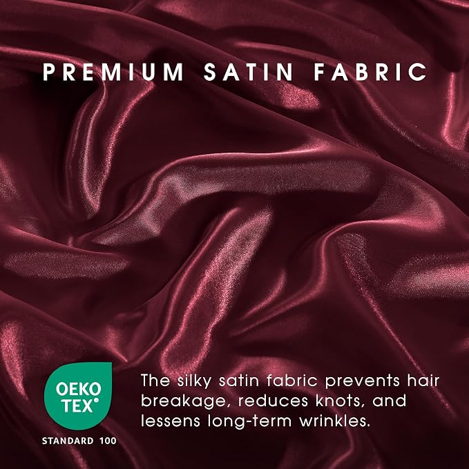 FreshCulture Satin Sheets Twin XL Bed Set - Image 5