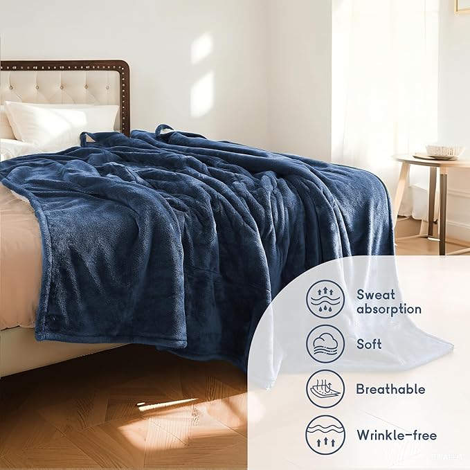 Heated Blanket Electric Blanket Full Size 72''x84'' - Image 3
