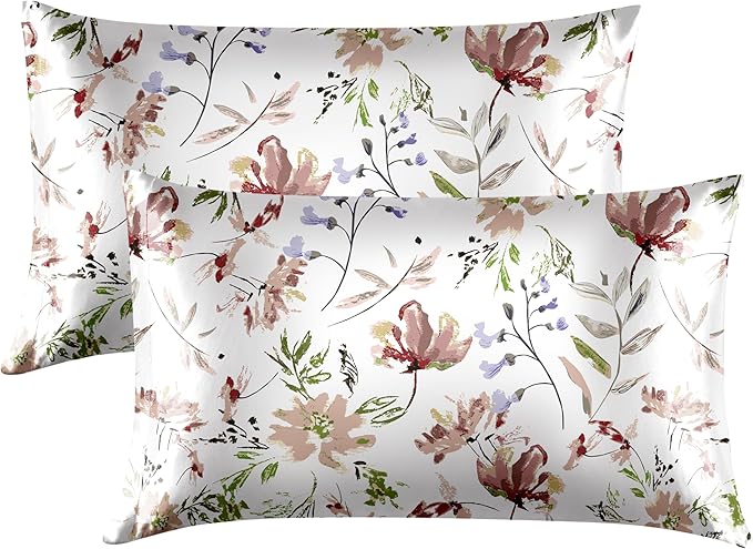 EXQ Home Satin Pillowcase for Hair and Skin Queen by EXQHomeTexitleCoLtd
