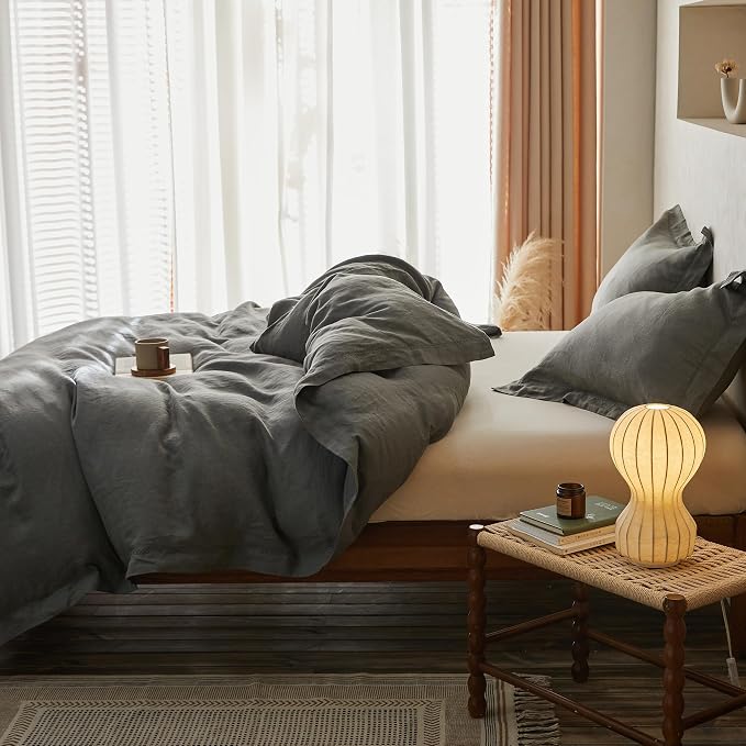 Simple&Opulence 100% Linen Duvet Cover Set - Image 7