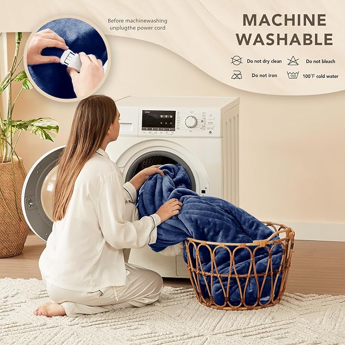Homemate Electric Heated Blanket Queen - Image 7