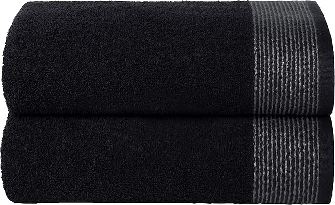 BELIZZI HOME Ultra Soft 2 Pack Oversized Bath Towel Set, 28x55 inches, 100% by Unknown