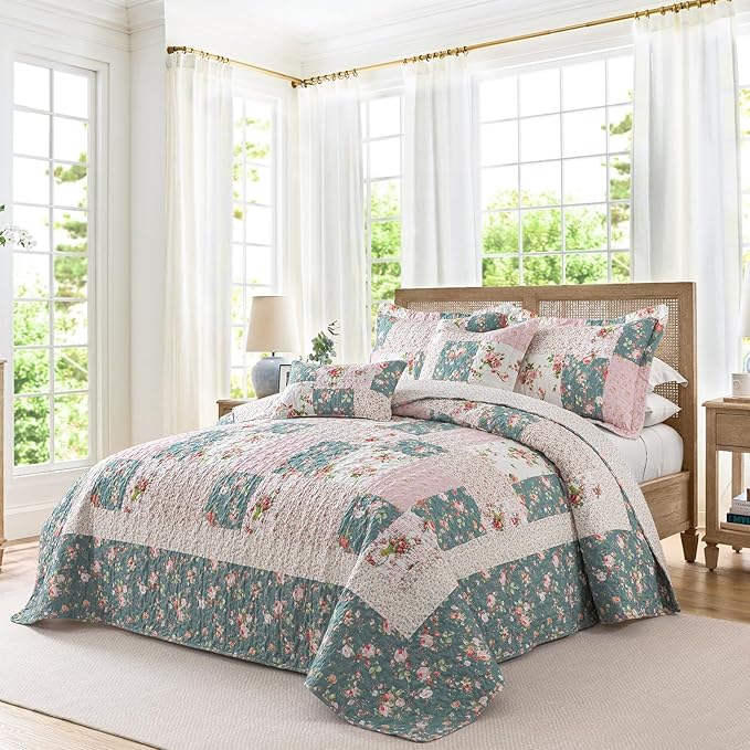 BEDIFANY French Style Queen Size Quilt Set - Image 2