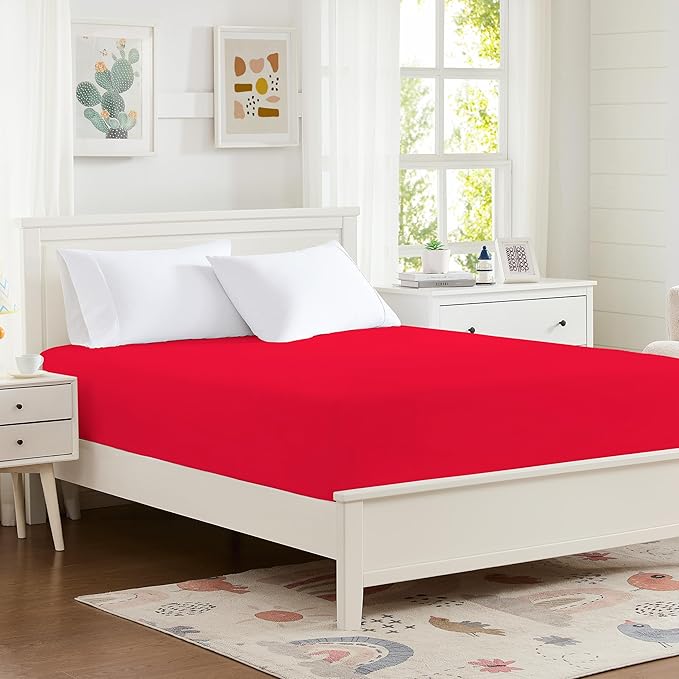 Hotella 100% Microfiber King Size Fitted Sheet Only, Fit by Hotella