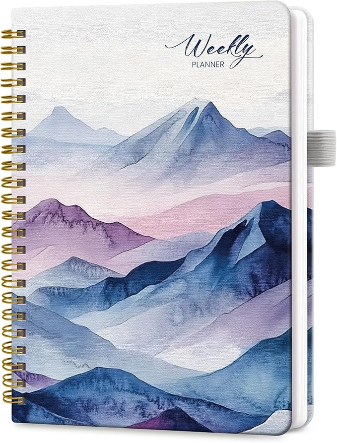 Undated Weekly Planner, Weekly To Do List Notebook by Taja