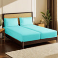 LBRO2M Split King Sheet Sets for Adjustable Bed 1000 Thread Count 100% Egyptian by LBRO2MBedding