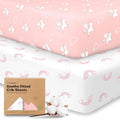 KeaBabies 2-Pack Organic Crib Sheets by KeaBabies