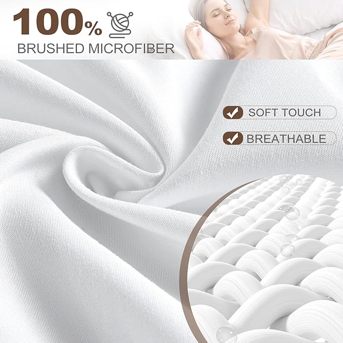 FreshCulture Twin XL Fitted Sheet Only 2 Pack - Image 2