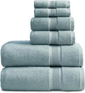 Springtree Home Luxury Bamboo Rayon Bath Towel Set 6 Piece Set | 35% Bamboo by SpringtreeHome