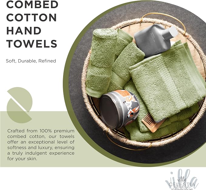 100% Cotton Bath Towel Set of 24-6 Bath Towels, 6 Hand Towels, 12 Wash Cloths - Image 3