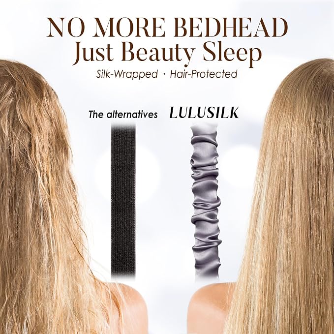 LULUSILK Mulberry Silk Sleep Eye Mask Blindfold - Image 6