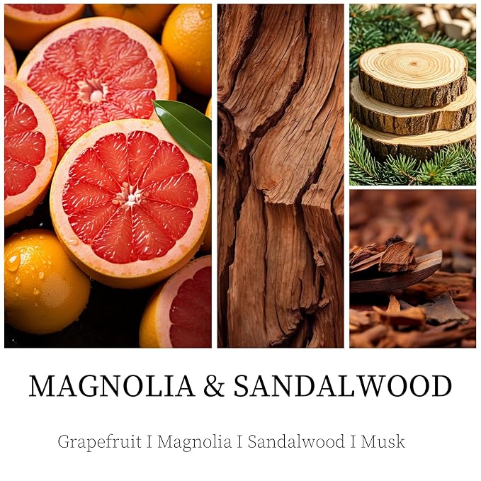 Sandalwood Candle, 7 oz Scented Candle - Image 3