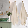 SUPERIOR Egyptian Cotton Pile Bath Towel Set of 2, Ultra Soft Luxury Towels by SUPERIOR