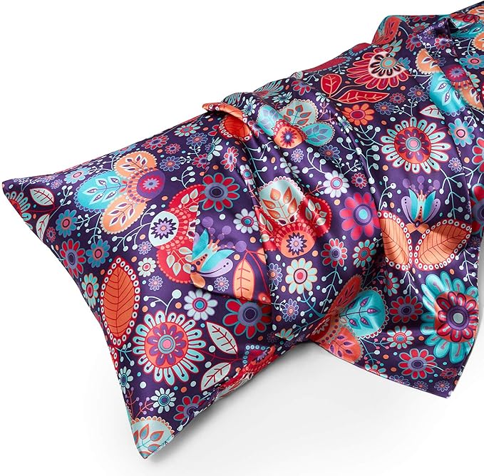 MR&HM Satin Body Pillow Cover, Soft and Breathable Body Pillow Case by MRHM