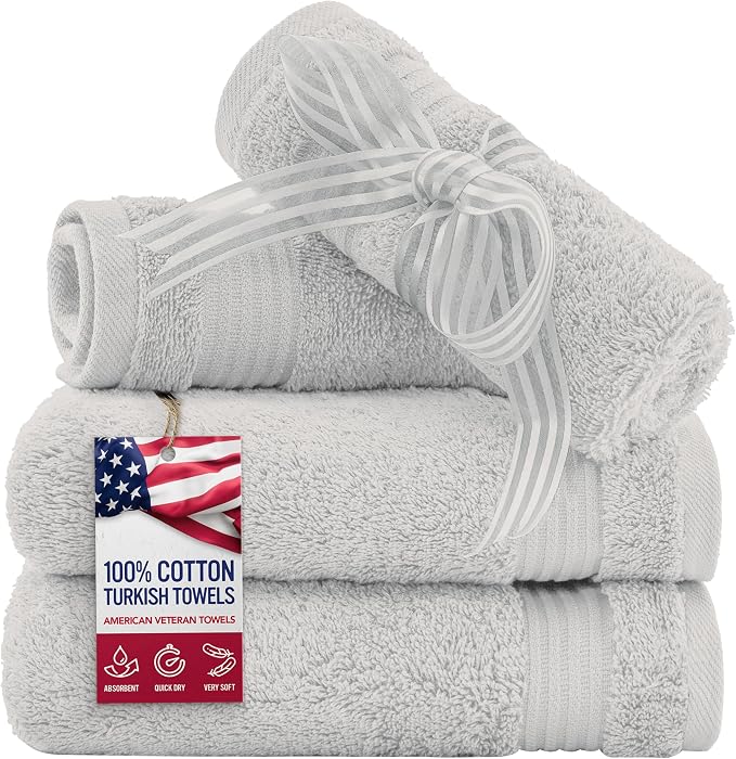 American Veteran Towel, 100% Cotton Turkish Washcloths by AmericanVeteranTowel