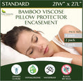 Four Seasons Essentials Standard Size Waterproof Pillow Protectors by FourSeasonsEssentials