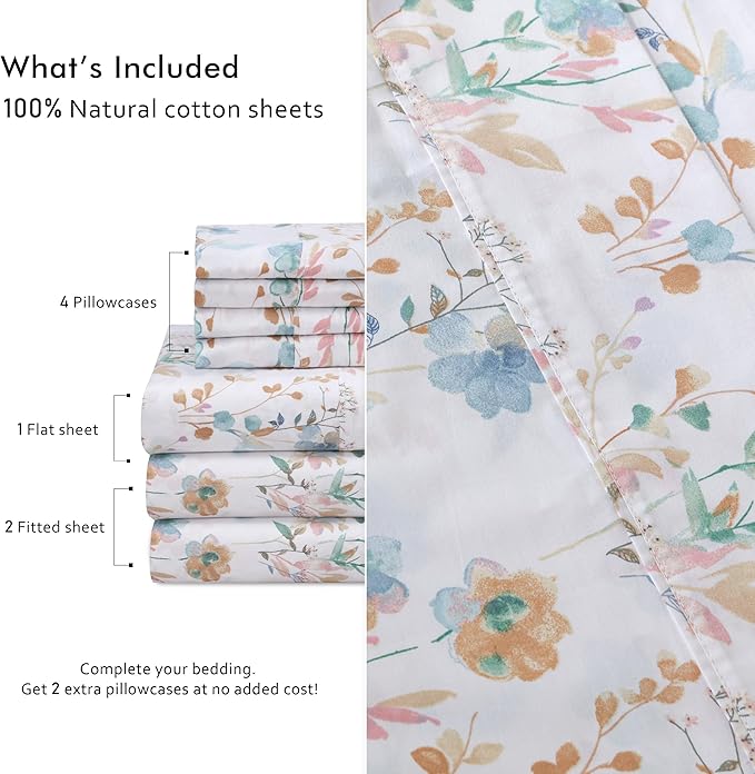RUVANTI 7 Pcs Cotton Sheets - Image 5
