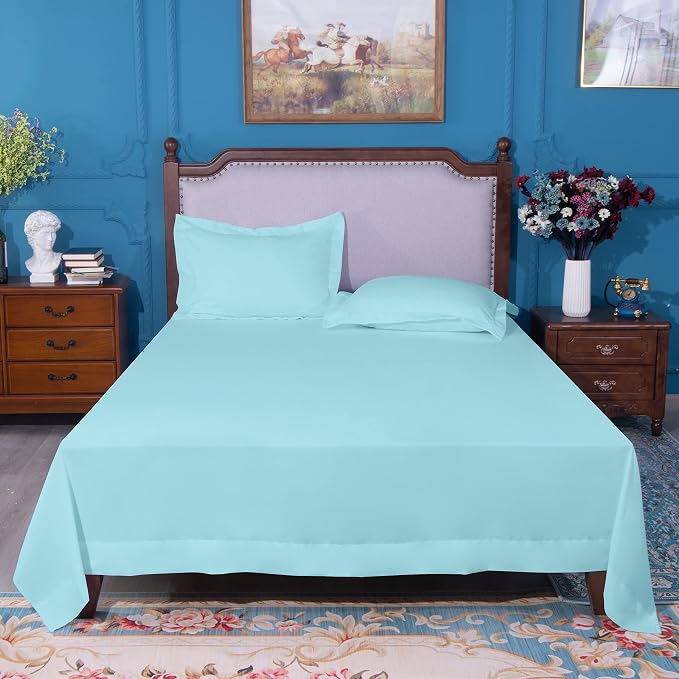NTBAY California King Flat Sheet Only - Image 4