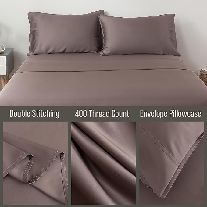 Bella Coterie | Luxury Bamboo Viscose Standard Size Pillowcase Set | 100% - Image 3